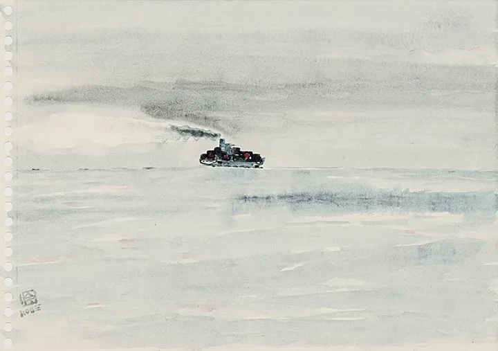 林銓居, 《航向北方的貨輪》Northbound Cargo Ship, 2023