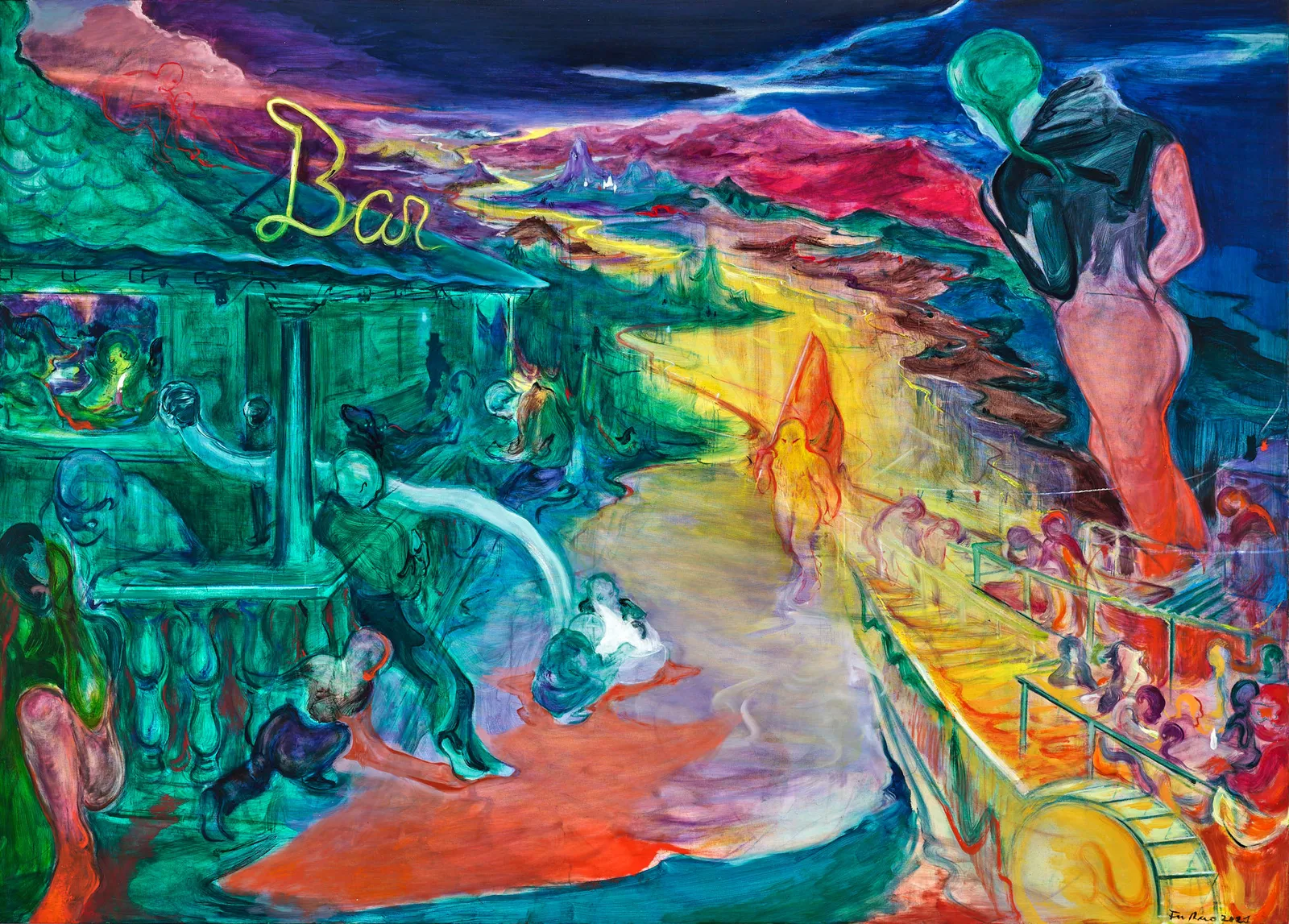 傅饒, 《綠洲》 Bar, 2021