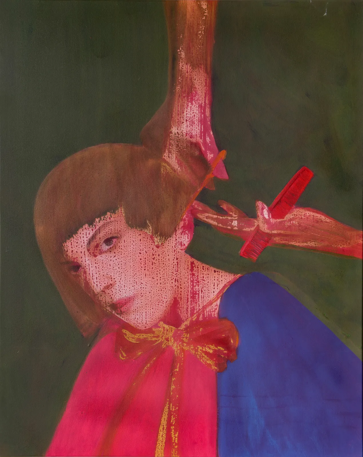 歐娜．凡卡絲, 《金剪刀與紅衣女子》The Golden Scissor and Lady in Red , 2022