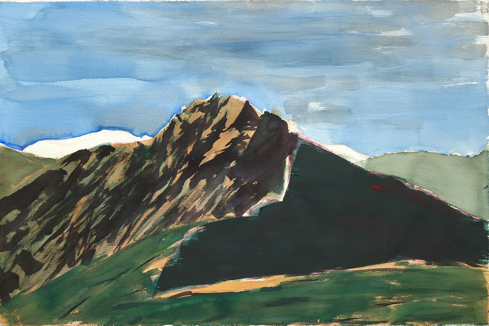 吳增榮, 《玉山中景》 Medium Shot of Mount Jade