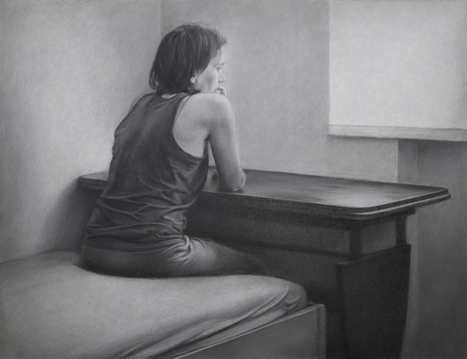 安娜・瑪瑞亞・米庫, 《沒有魔法老師的學徒- 素描3》 The Apprentice with no Sorcerer -Drawing 3, 2017