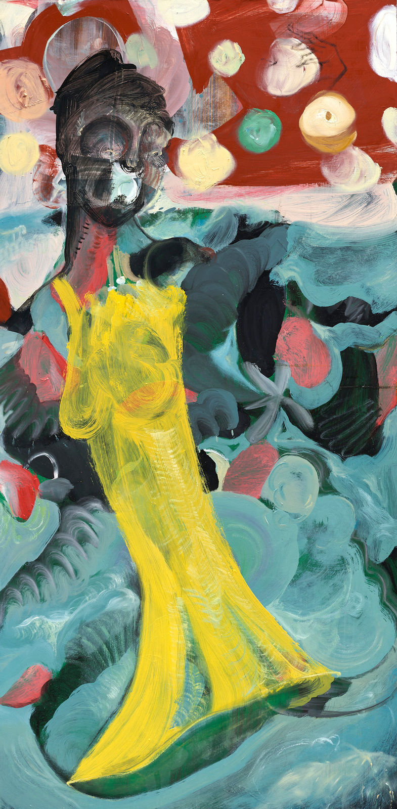 黨若洪, 《摘果，一個黑女孩（深色的）》Fruit Picking, a Dark Skin Girl, 2020