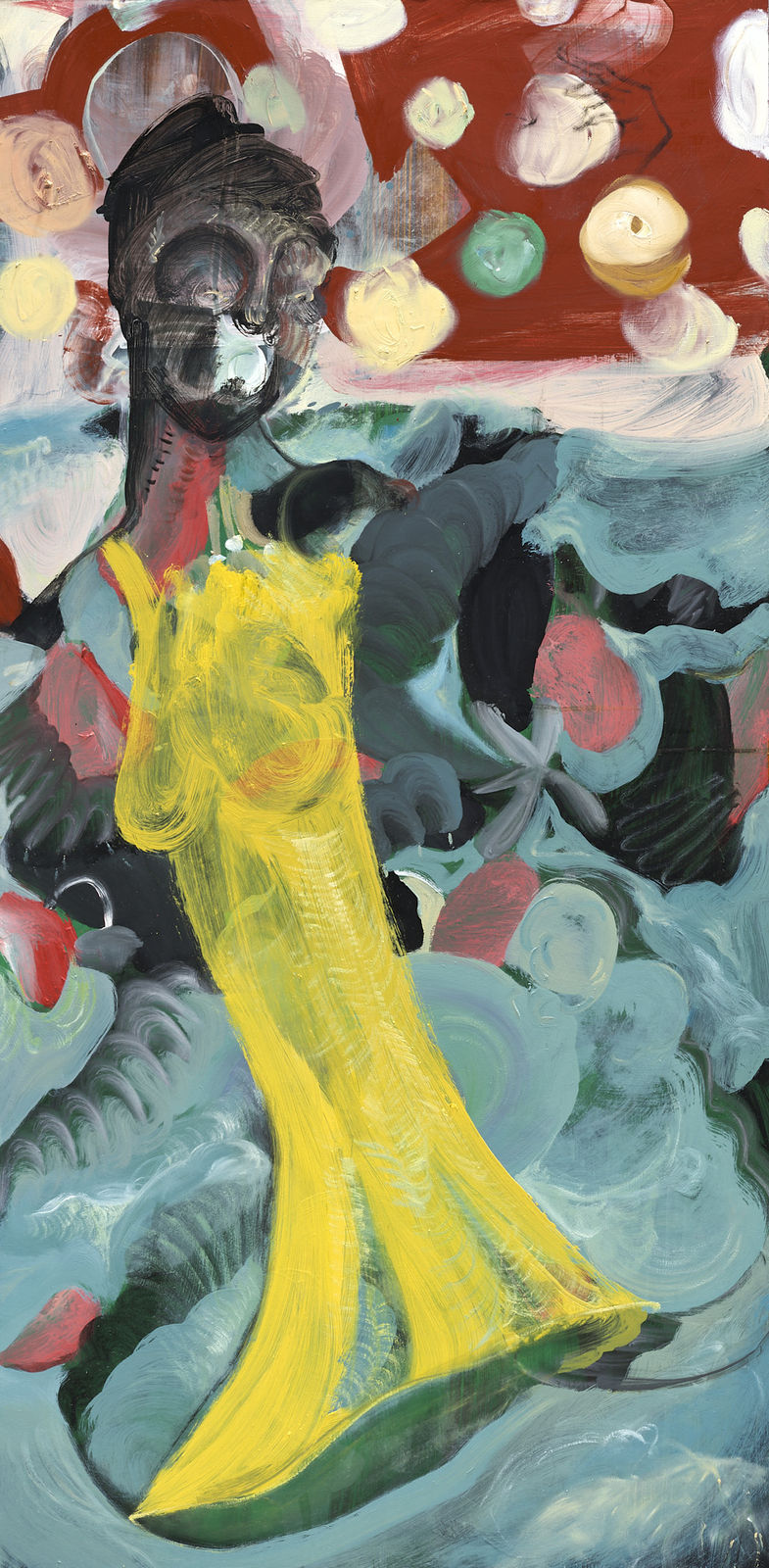 黨若洪, 《摘果，一個黑女孩（深色的）》Fruit Picking, a Dark Skin Girl, 2020