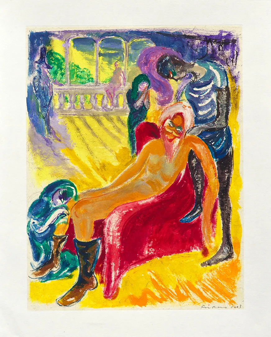 傅饒, 《紅沙發 II》 Red Sofa II, 2023