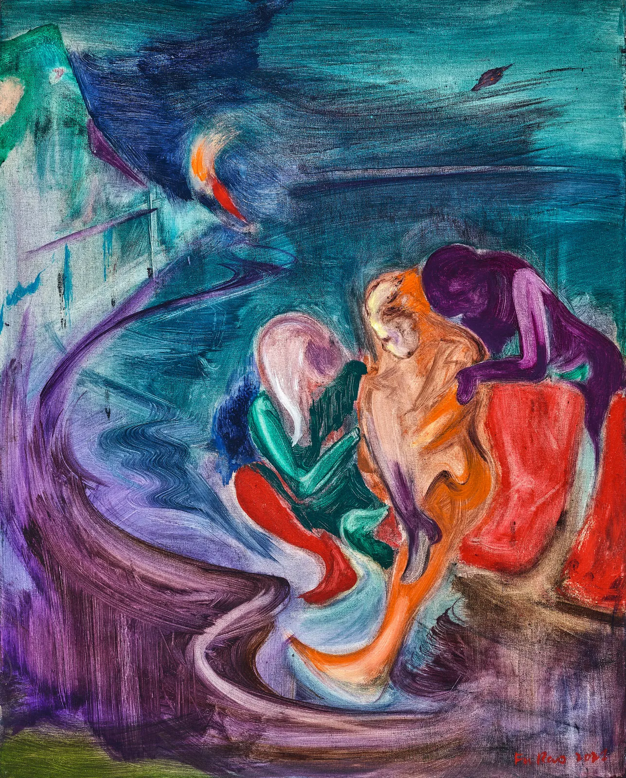 傅饒, 《秋湖》 Autumn Lake, 2021