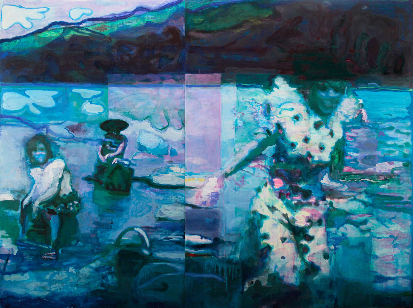 鍾江澤 , 《60年代影像：河邊洗衣》 1960s Images: Washing Clothes in A River, 2019