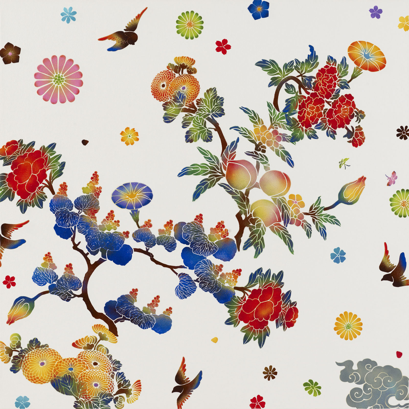 大卷伸嗣, 《迴響- 無限 根莖D》Echoes Infinty Rhizome D, 2019