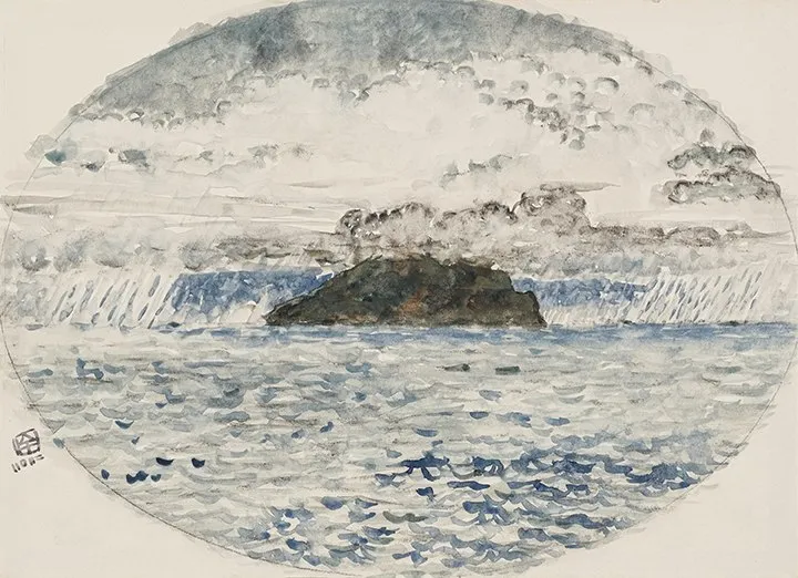 林銓居, 《龜山島雨幕》Misty Rain at Guishan Islet, 2022