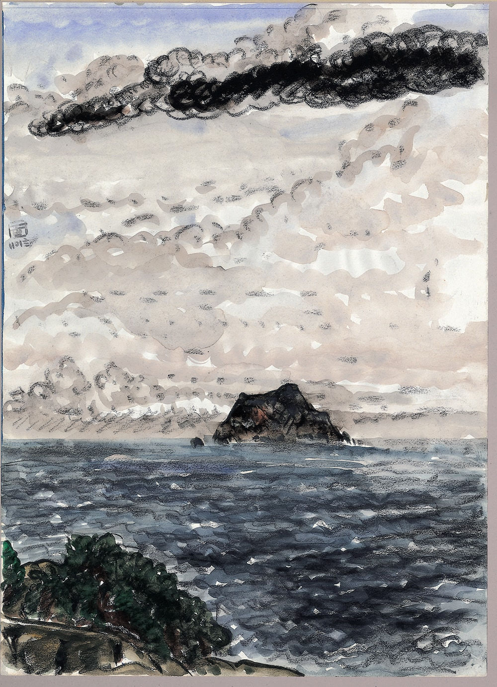 林銓居, 《基隆嶼薄暮》 Keelung Islet and Twilight, 2018