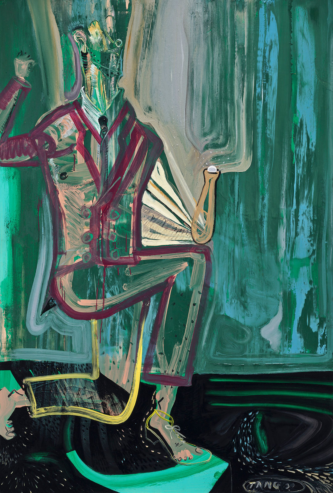 黨若洪, 《跪地紳士》A Kneeling Gentleman, 2021