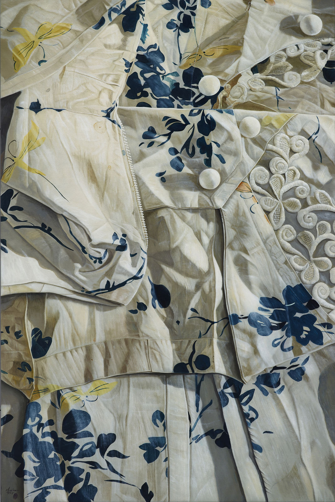 瑪莉娜．克魯斯, 《有黃色蜻蜓的白與藍》 White and Blue with Yellow Dragonflies, 2015