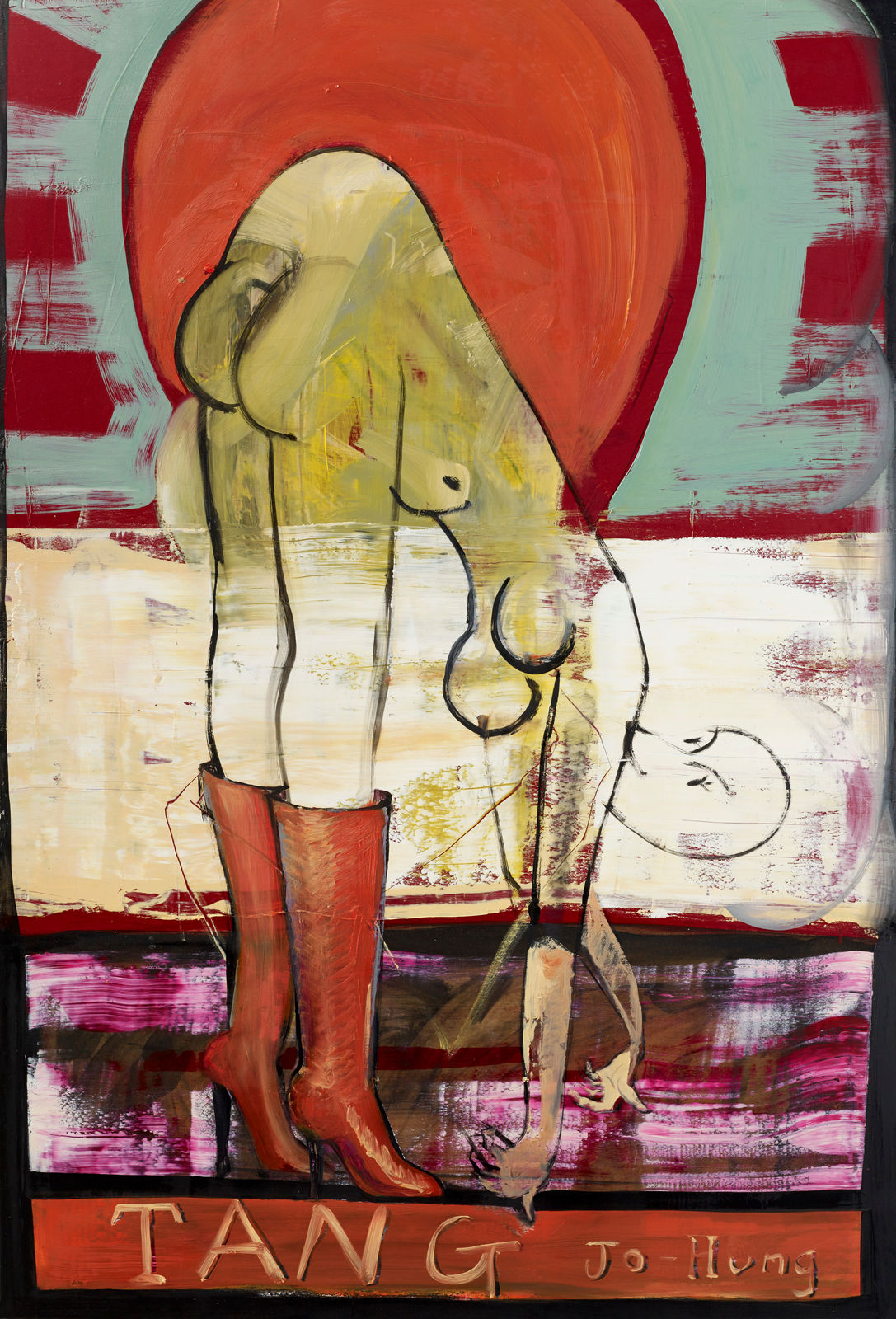 黨若洪, 《撅著屁》 Buttocks up, 2017