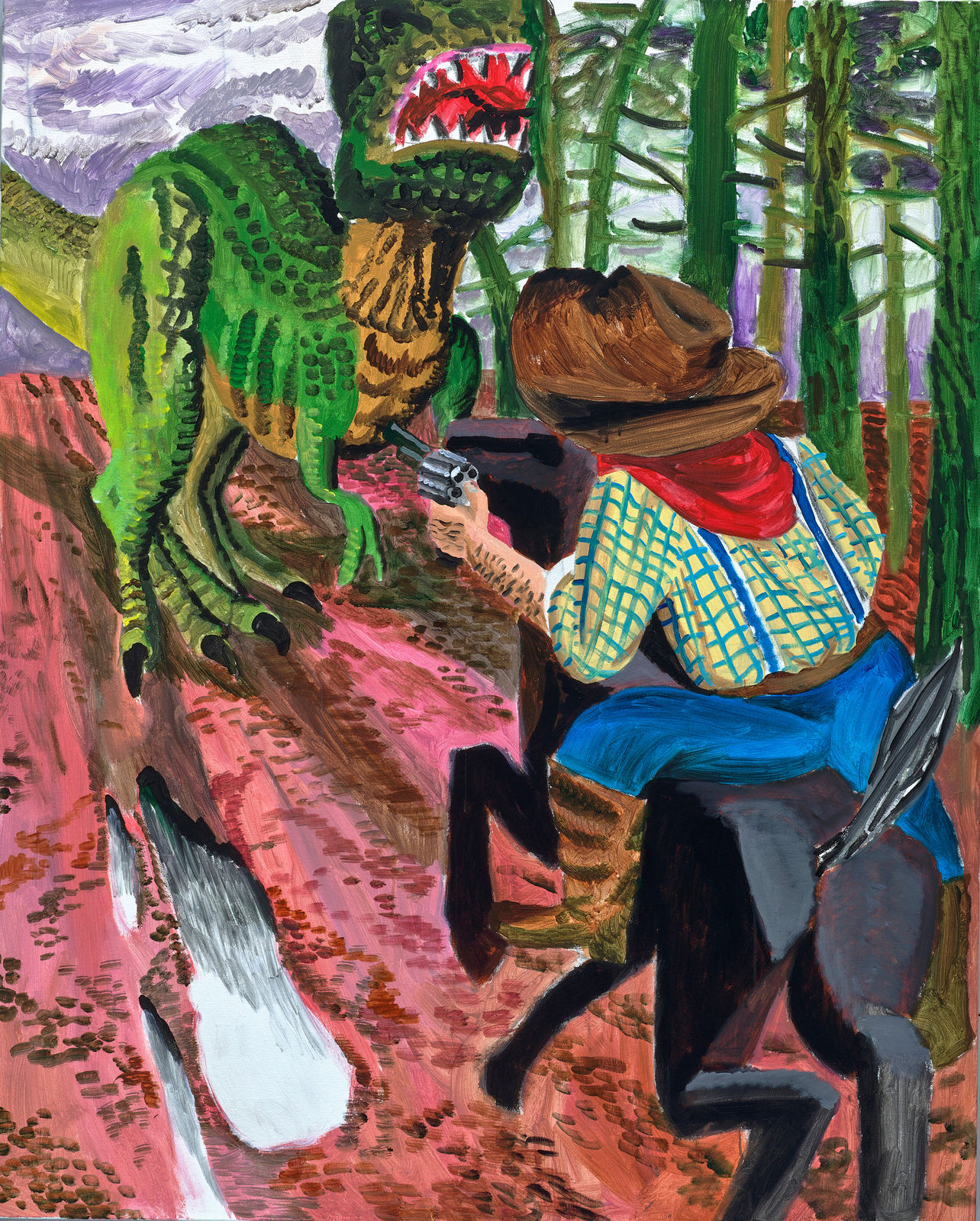 楊立, 《牛仔與暴龍》Cowboy and Raptor, 2023