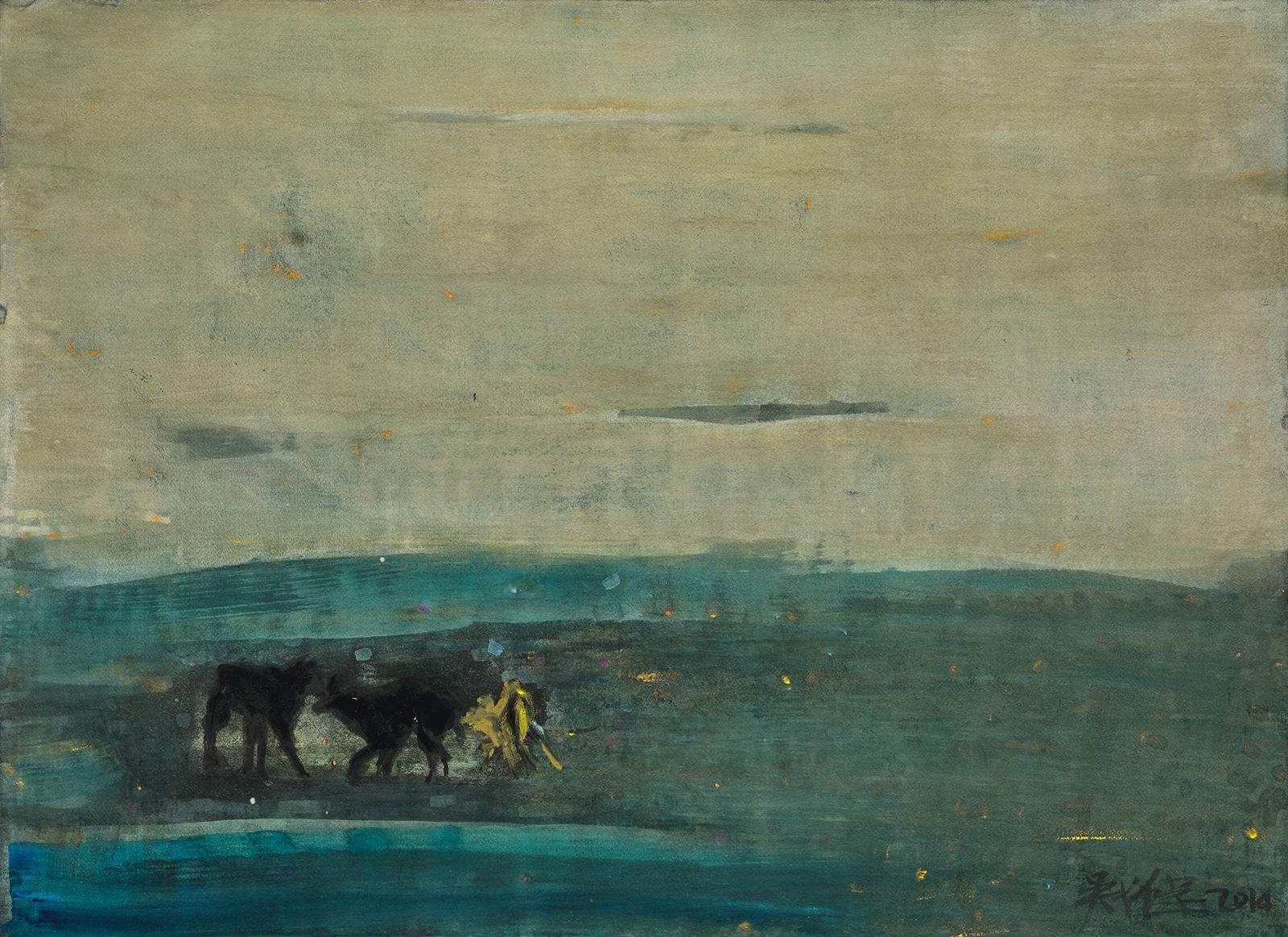 吳增榮, 《三隻黑狗》 Three Black Dogs, 2014