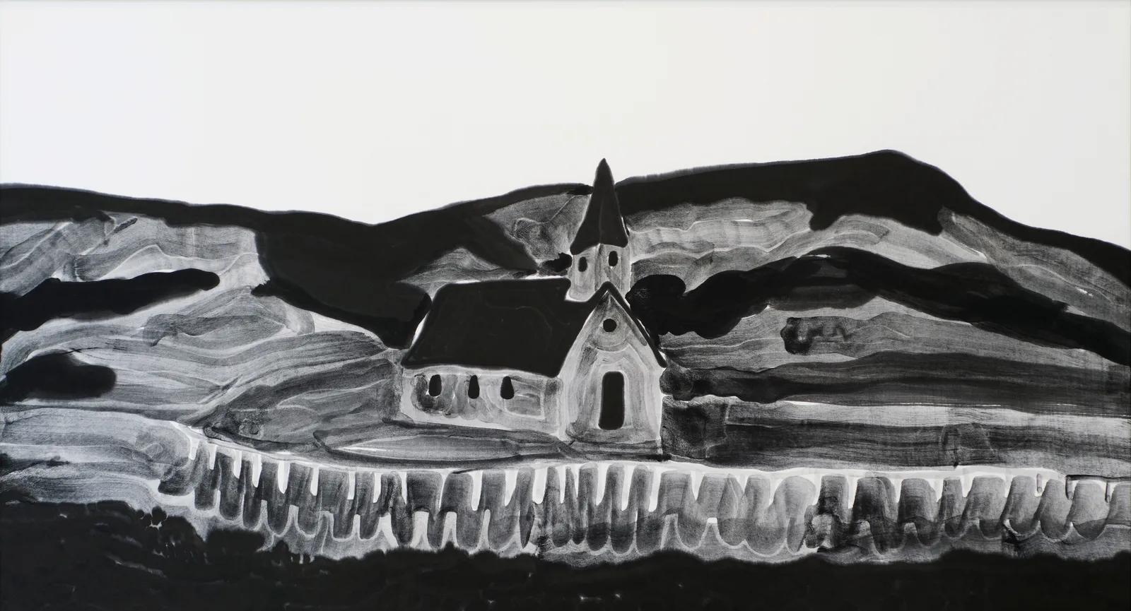 楊寓寧, 《冰島野景》 Landscape of Iceland field, 2021