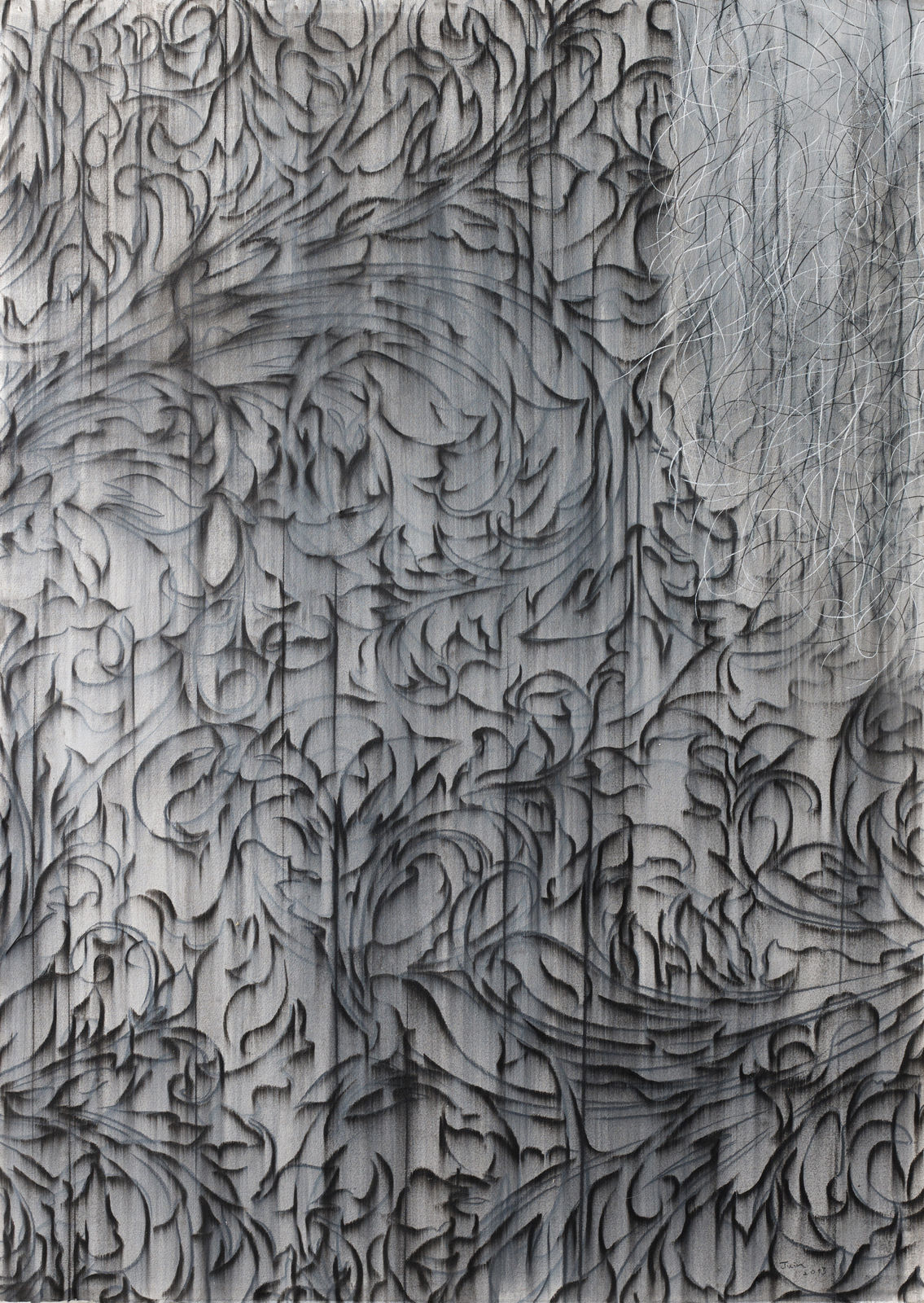 謝鴻均, 《銀絲壁花III》 Senior' s Wallflower III, 2013