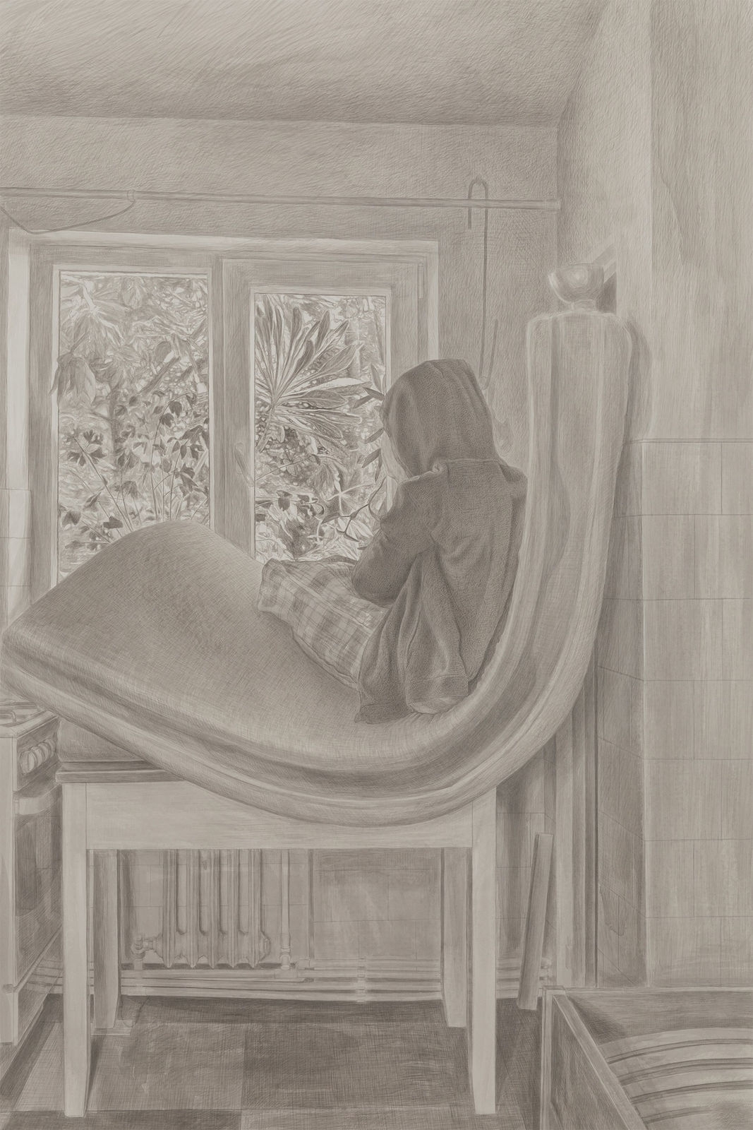 安娜・瑪瑞亞・米庫, 《所以你的視線......擦乾你腫脹的角膜》so would your vision ... Drying your swollen cornea, 2022