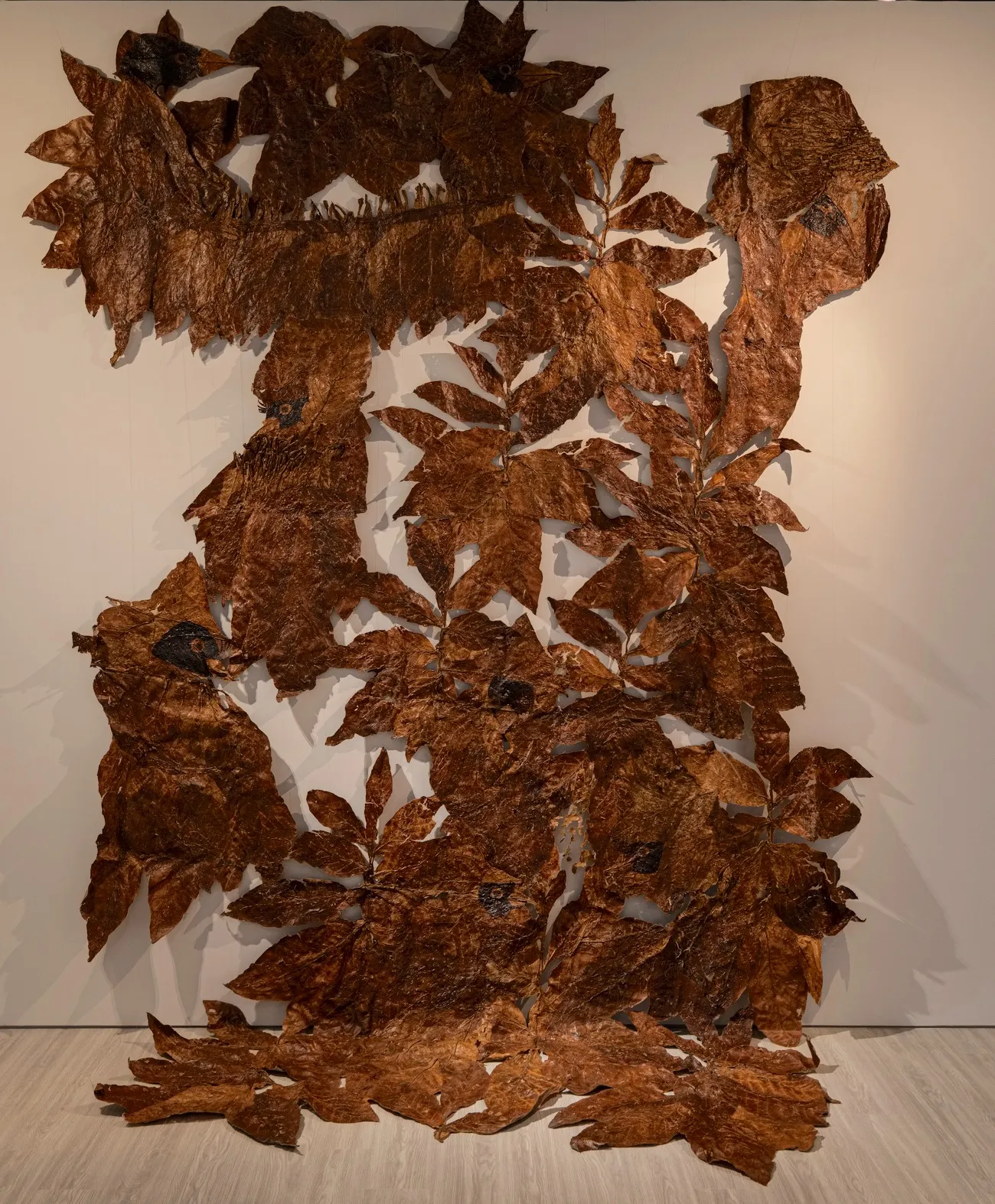 羅懿君, 《金色茉莉 ─ 菸葉毯》 Golden Jasmine, 2017