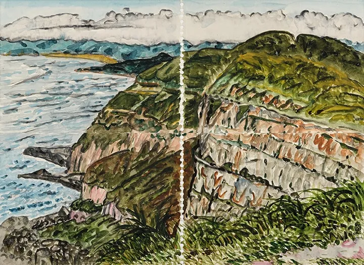 林銓居, 《龍洞灣峭壁之一》Cliff at Longdong Bay Park I, 2023