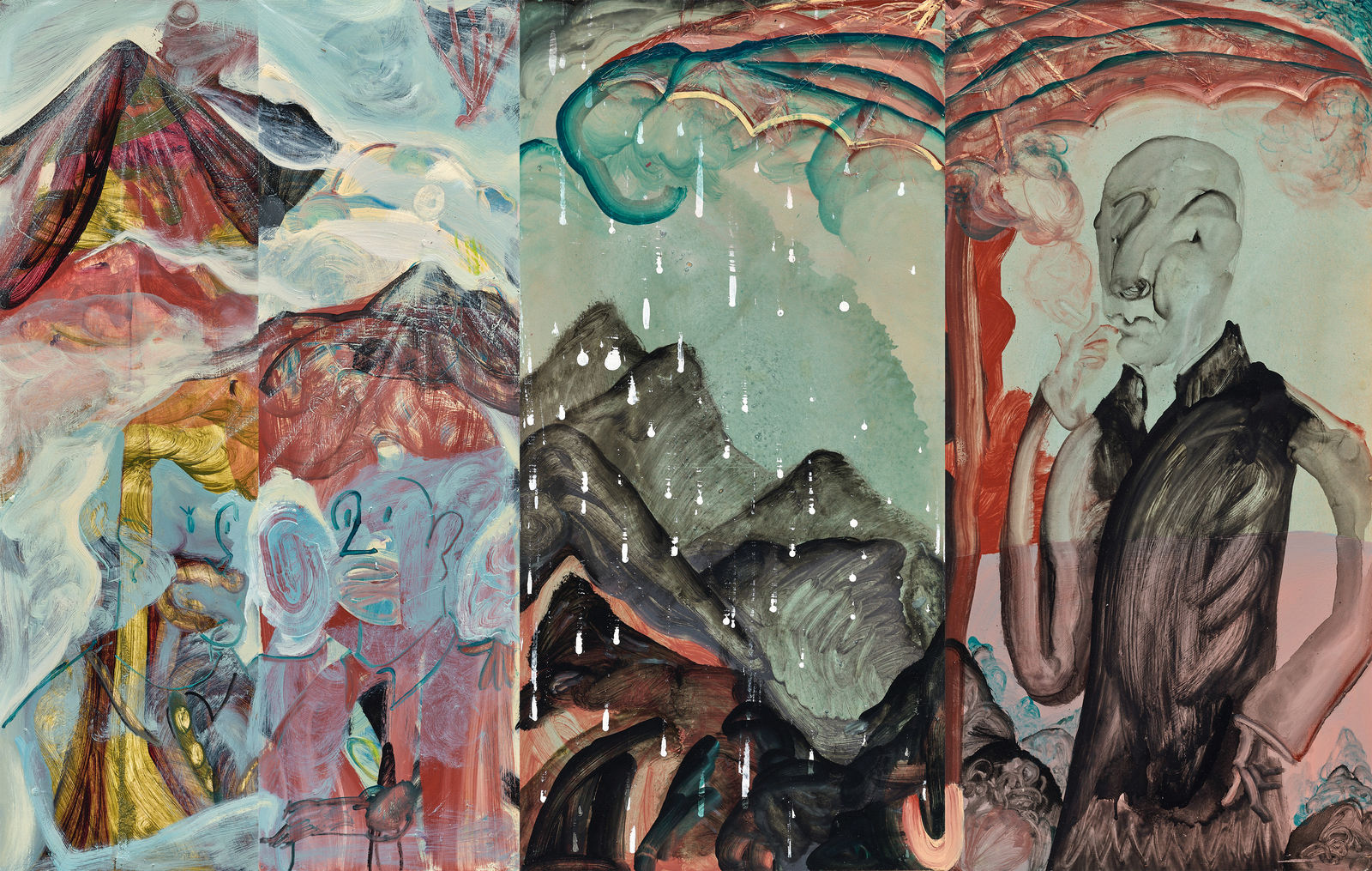 黨若洪, 《晴雨山男子們》Men in Mountain on Sunny/Rainy Days, 2020