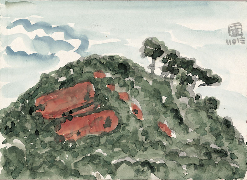林銓居, 《南普陀山之四》 Mount Nanputuo IV, 2018