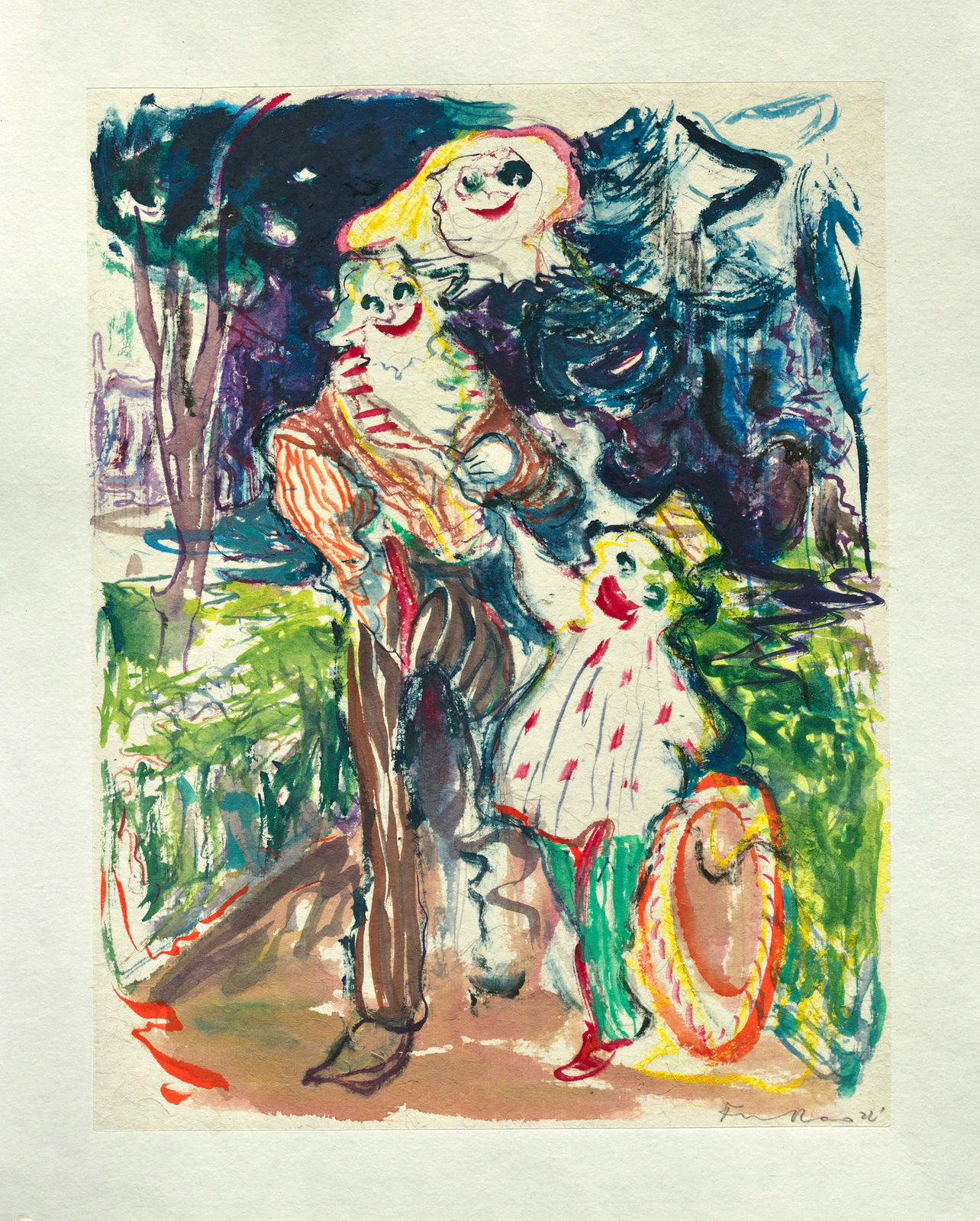 傅饒, 《三個小丑》Three Clowns, 2022