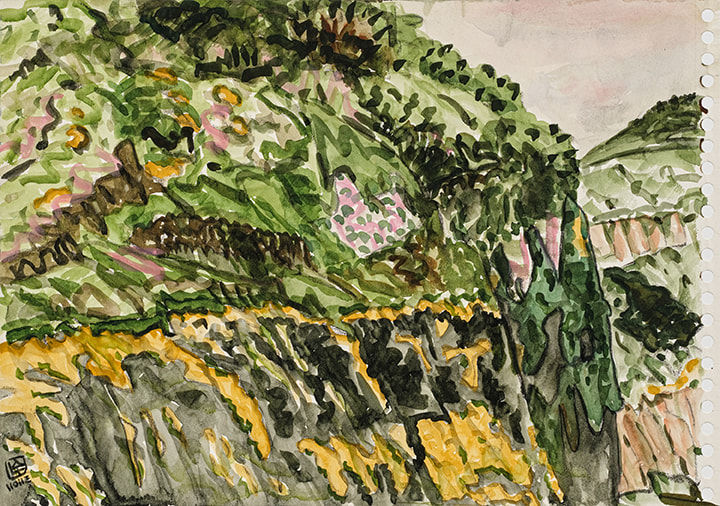 林銓居, 《崖下的小花之二》Small Flower Under Cliff II, 2023