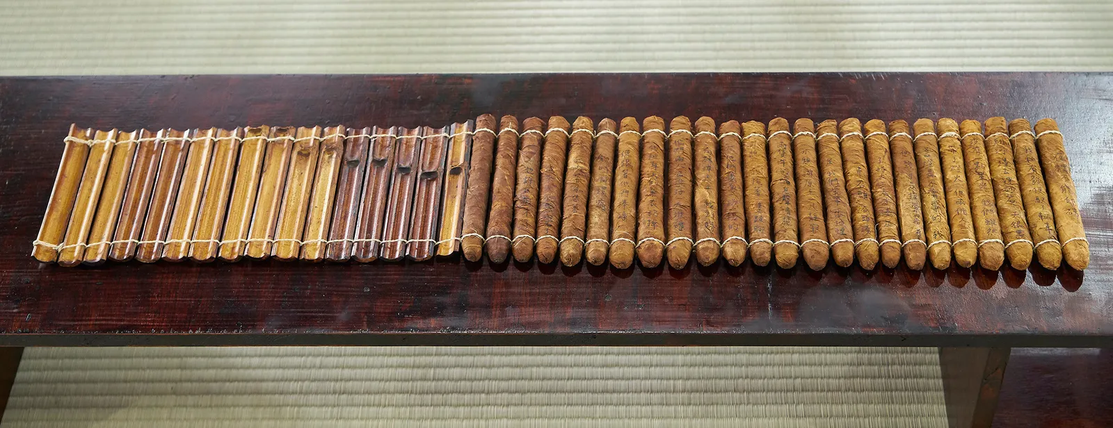 羅懿君, 《竹簡冊II 》Bamboo Slip Album II , 2017