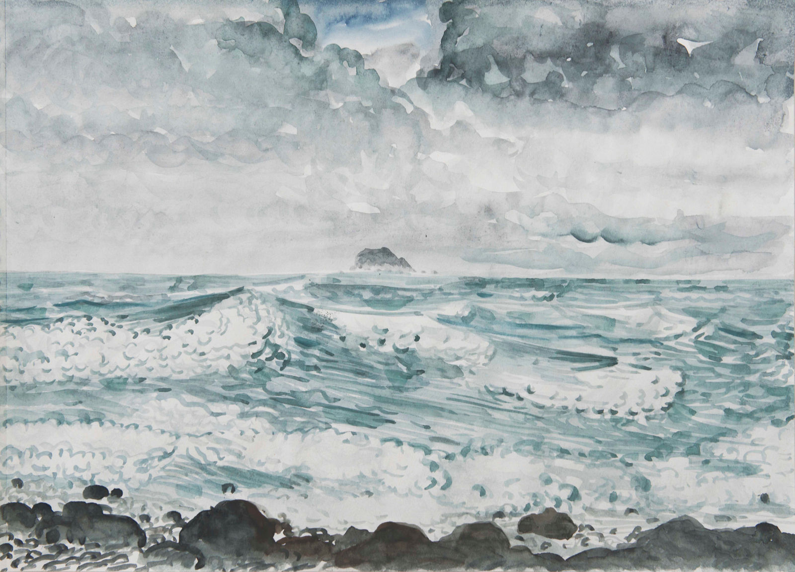 林銓居, 《基隆嶼：巨浪》 Keelung Islet: Huge Wave, 2019