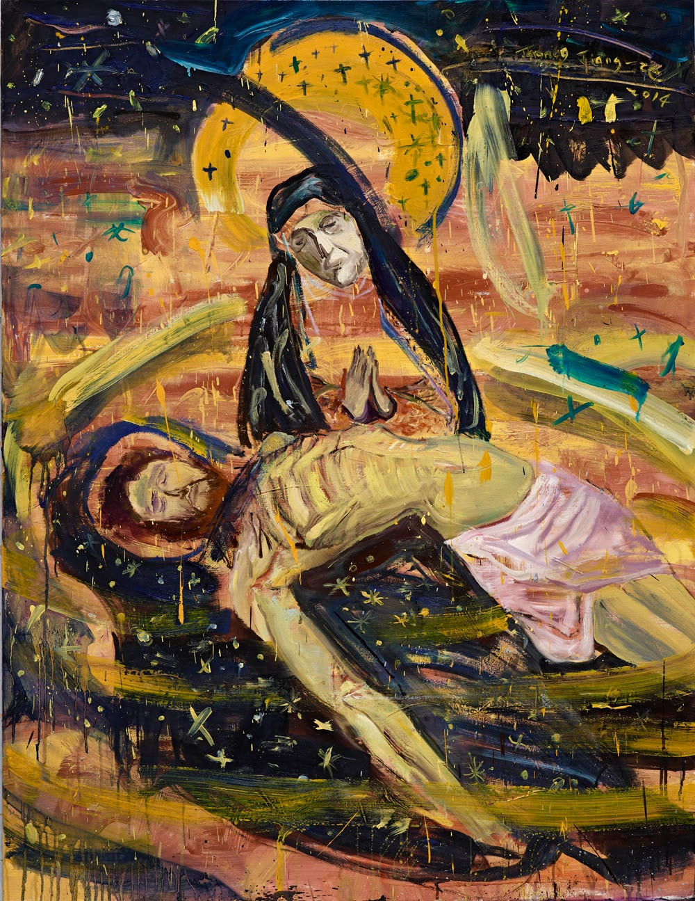 鍾江澤 , 《聖殤星空》 Starry Sky of the Pietà, 2014
