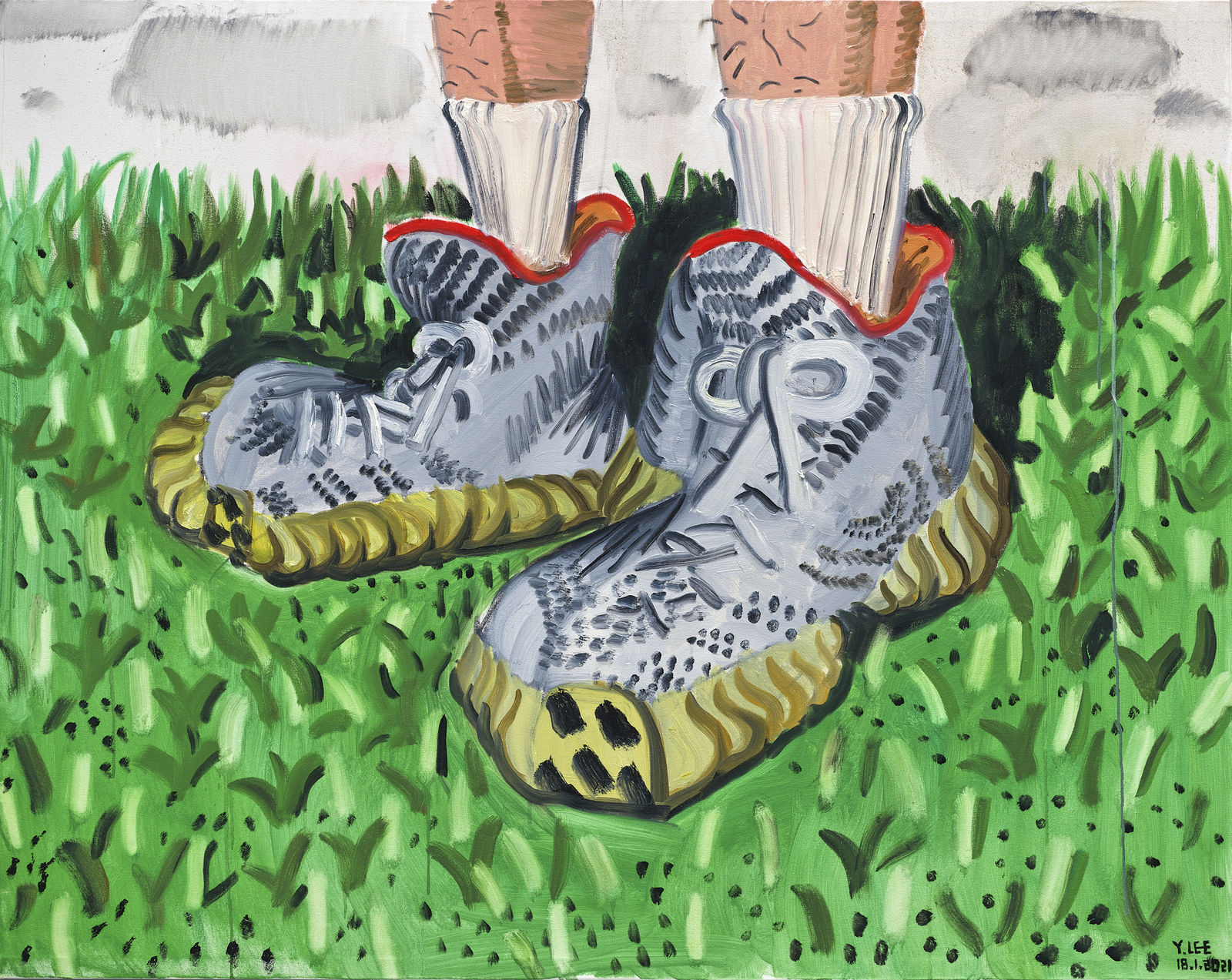 楊立, 《踏春》 Screwing the Spring, 2021