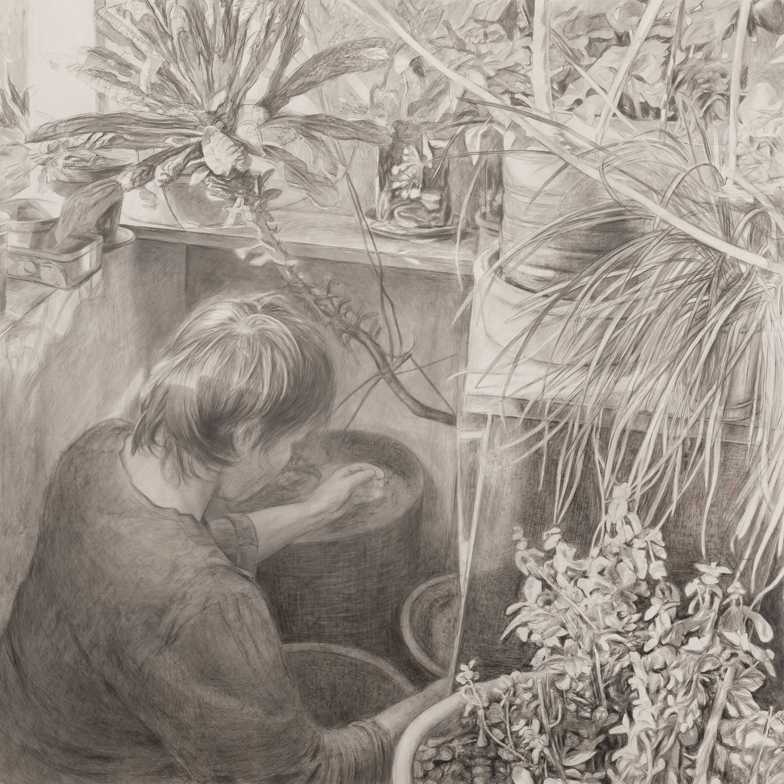 安娜・瑪瑞亞・米庫, 《聚焦......「從遠處凝視」》 focused seeing form the ... "Gazing at a distant", 2022