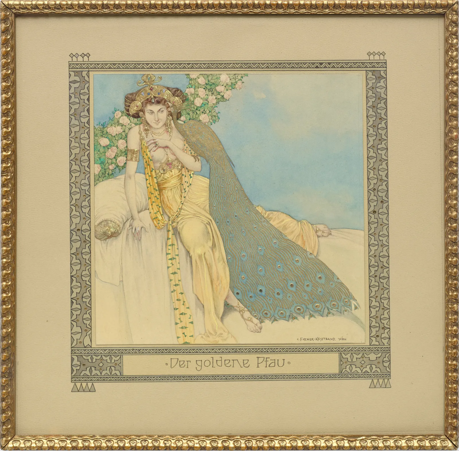 Carl Fischer-Koystrand, Der goldene Pfau