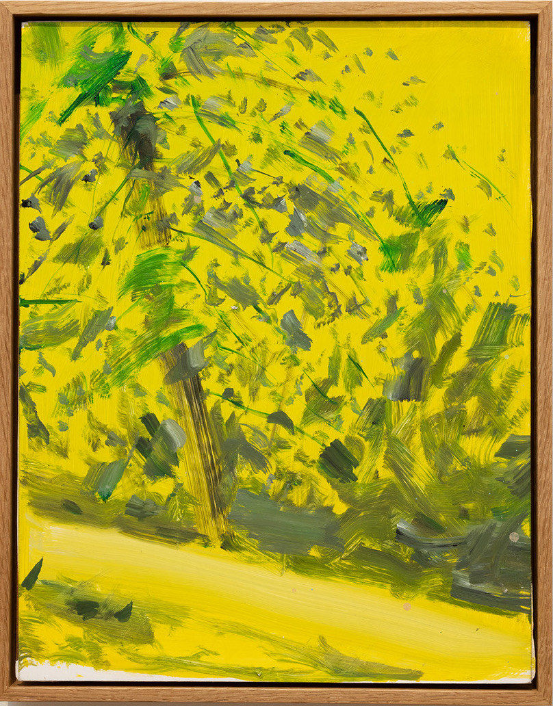 Alex Katz Study for Tree 1 and 2 (2); Study for Tree 1 and 2 (3), 2023