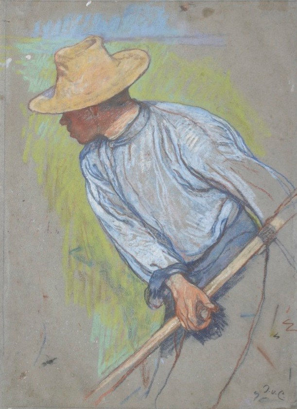 Jacobus van Looy (1855-1930) The Mower, 1898