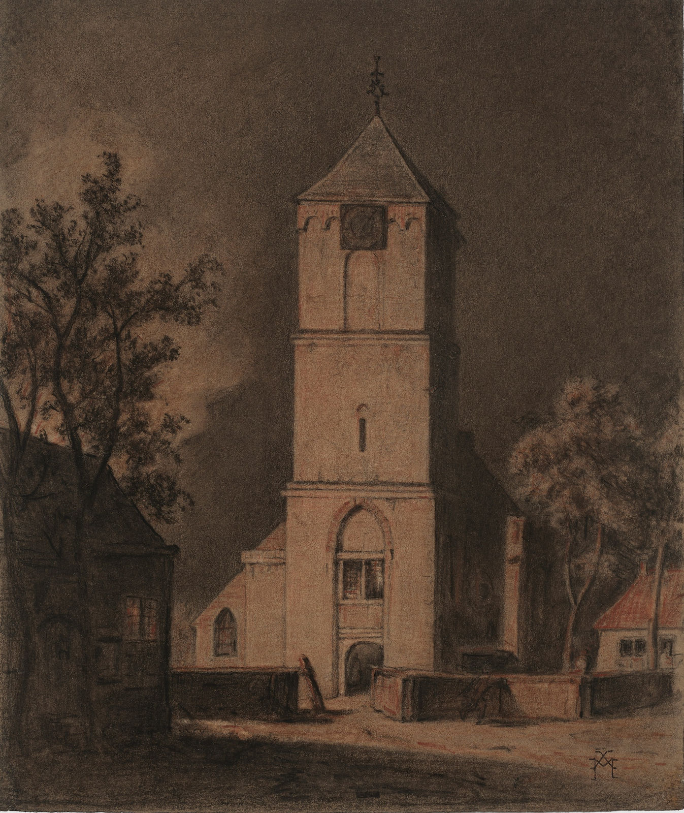 Xavier Mellery, Michaëlskerk (St Michaels church) at Leersum near