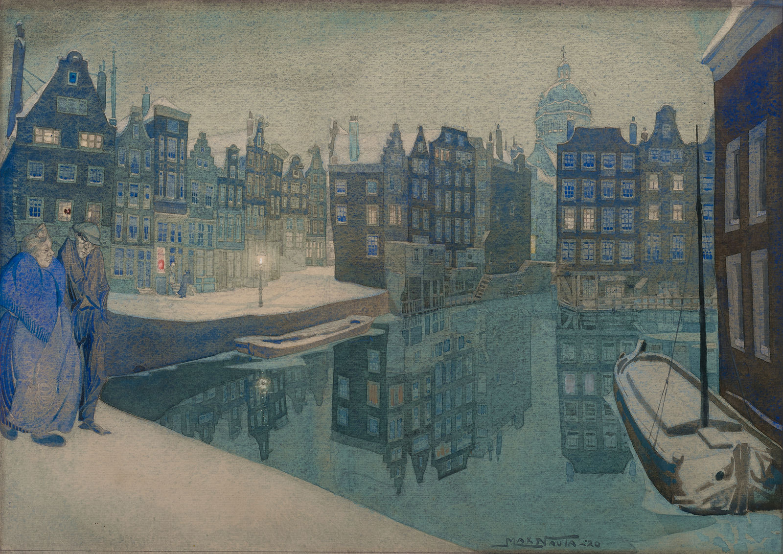 Max Nauta, Armbrug Oudezijds Voorburgwal, Amsterdam