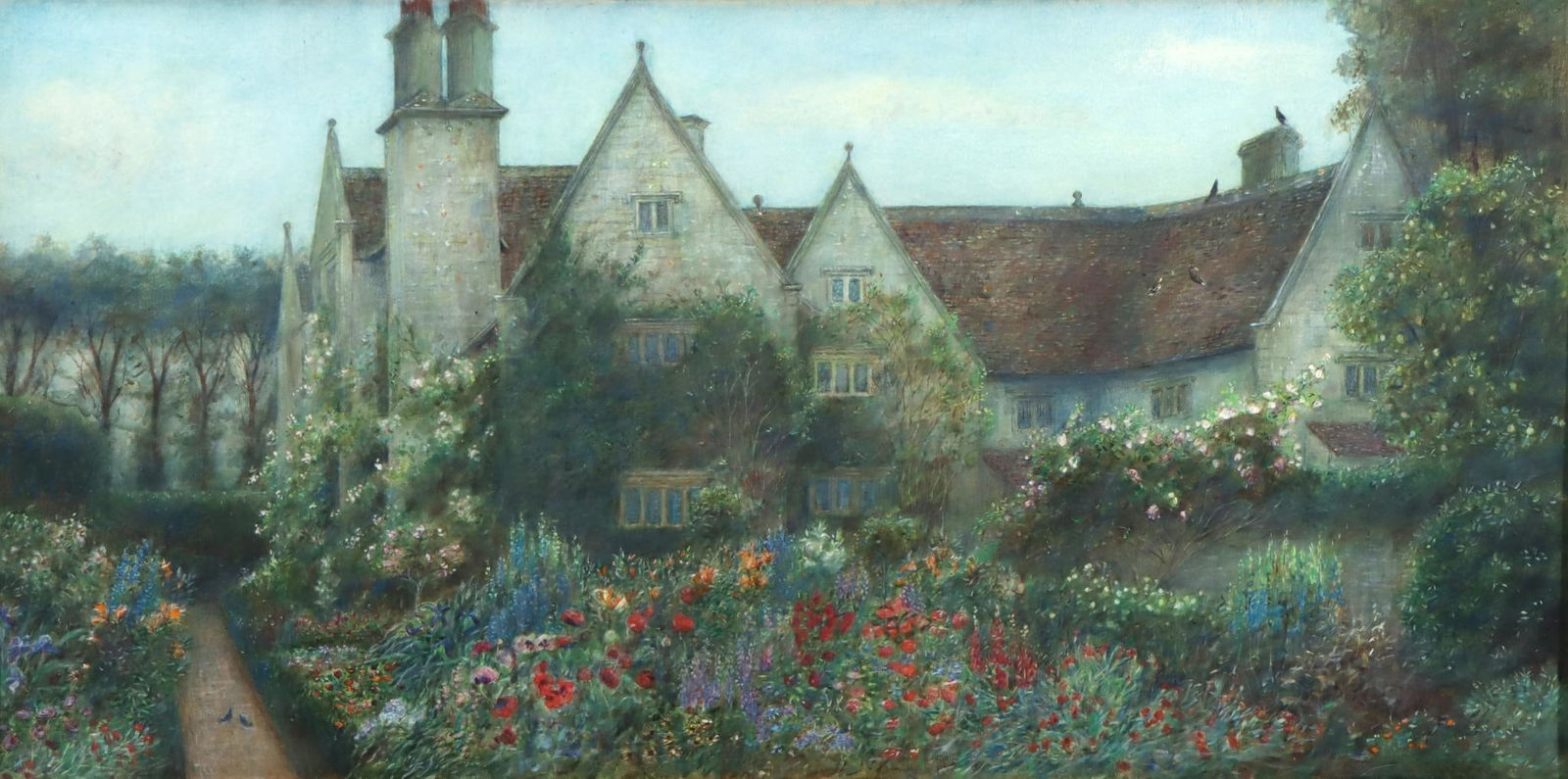 Marie Spartali Stillman (1844-1927), Kelmscott Manor, c. 1905
