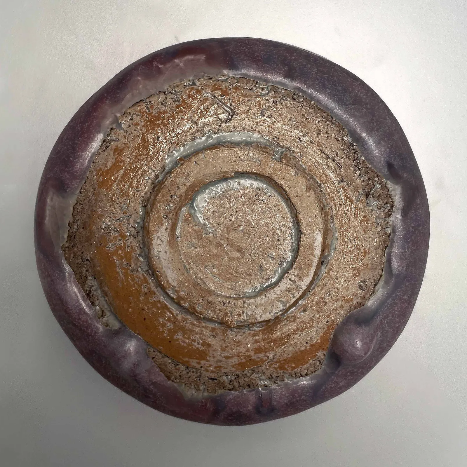 FUJIHIRA SHIN, Shinsha (cinnabar-glazed) teabowl, 1990