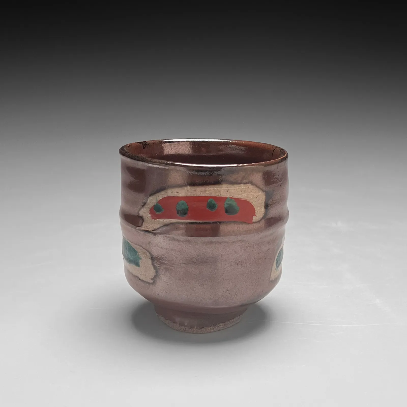 HAMADA SHŌJI, Persimmon-glazed tall winter teabowl , ca. 1968