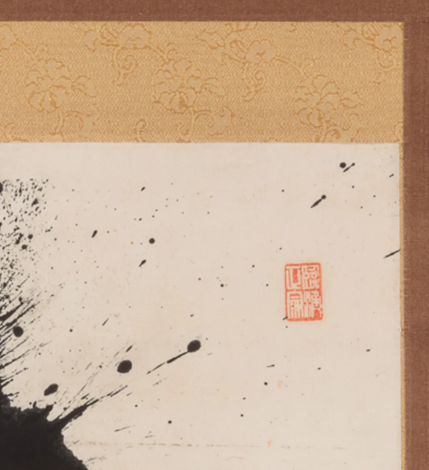 NAKAHARA NANTENBÔ, Calligraphic painting of a dragon modeled on the kanji for dragon, 1919-20