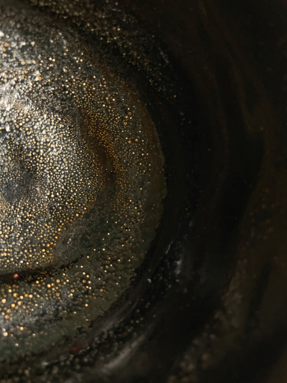 artisan's name unknown, Kuro Raku Chawan, early 1900s