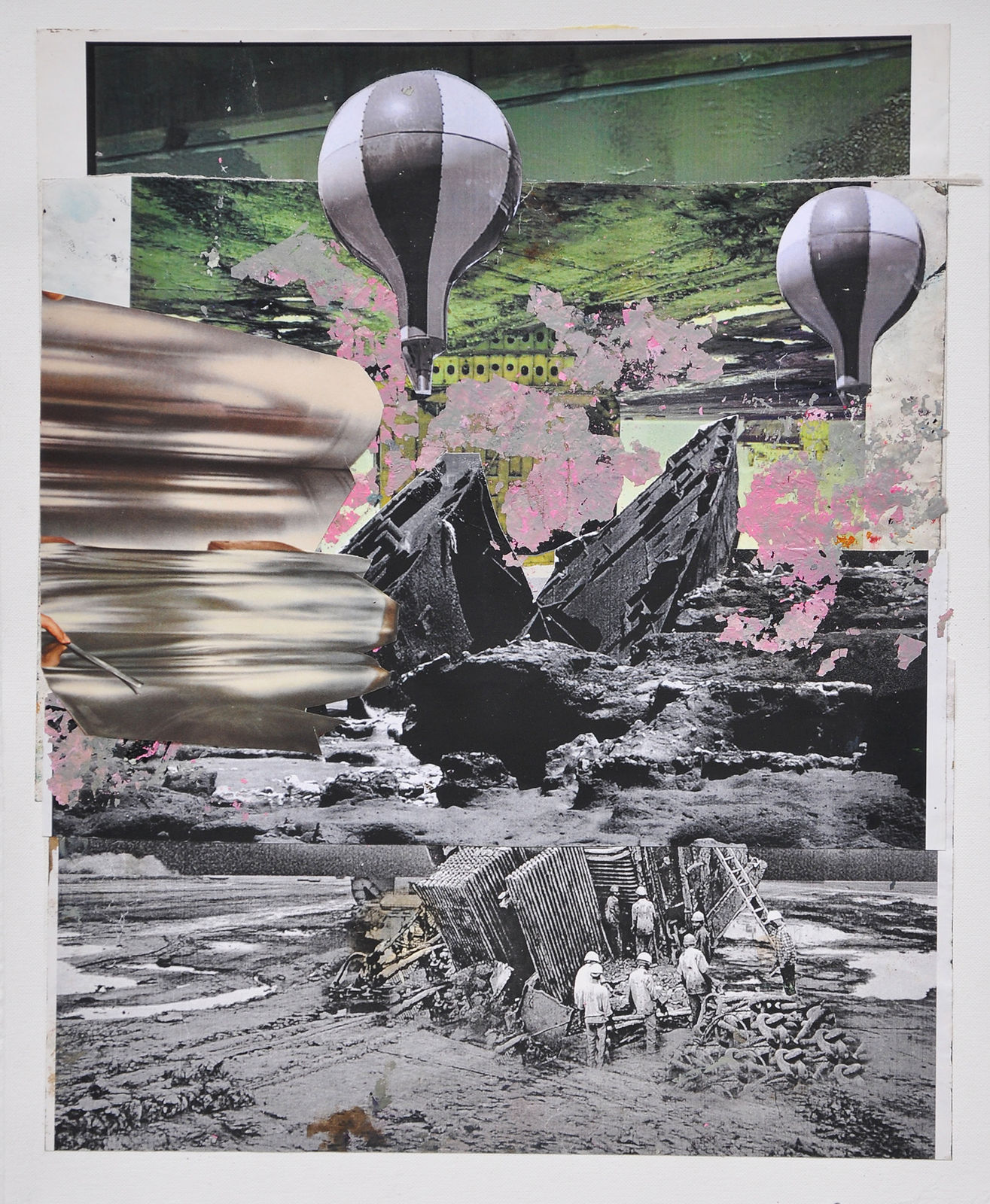 Sándor Szász, Collage #5 , 2016