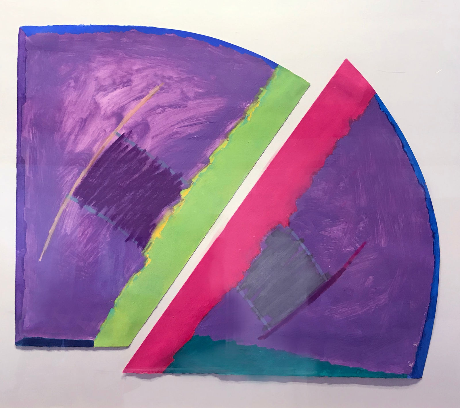 Trevor Bell, Purple-Green-Pink, late 1980s