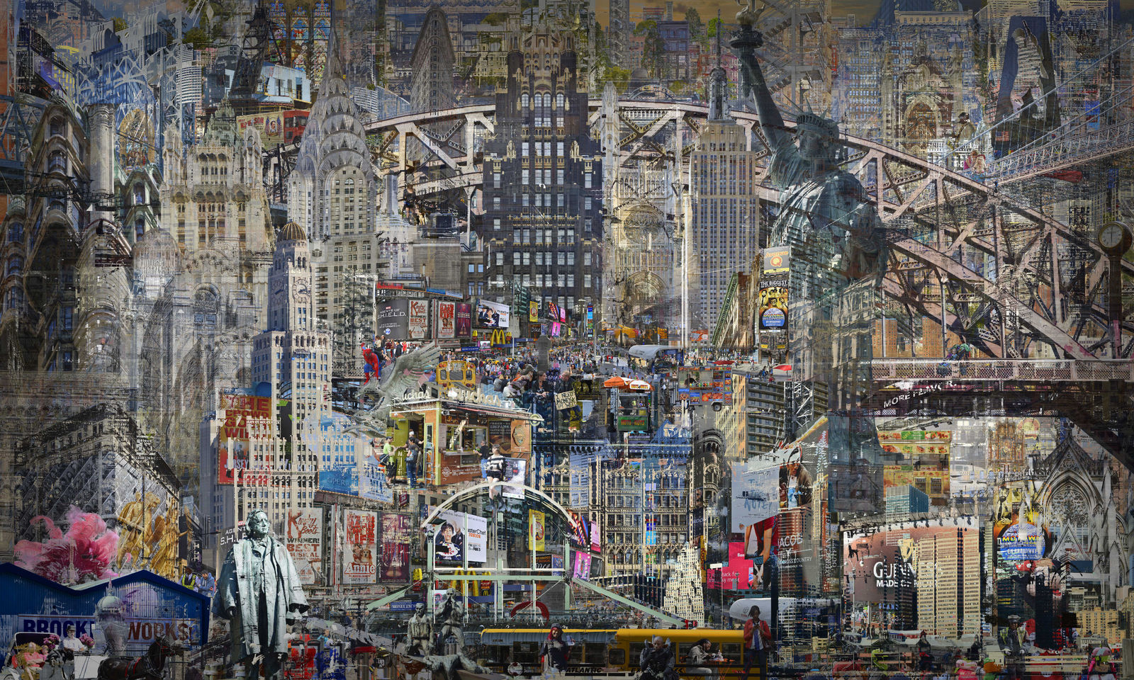 Jean-François Rauzier, Palimpseste NY, 2017