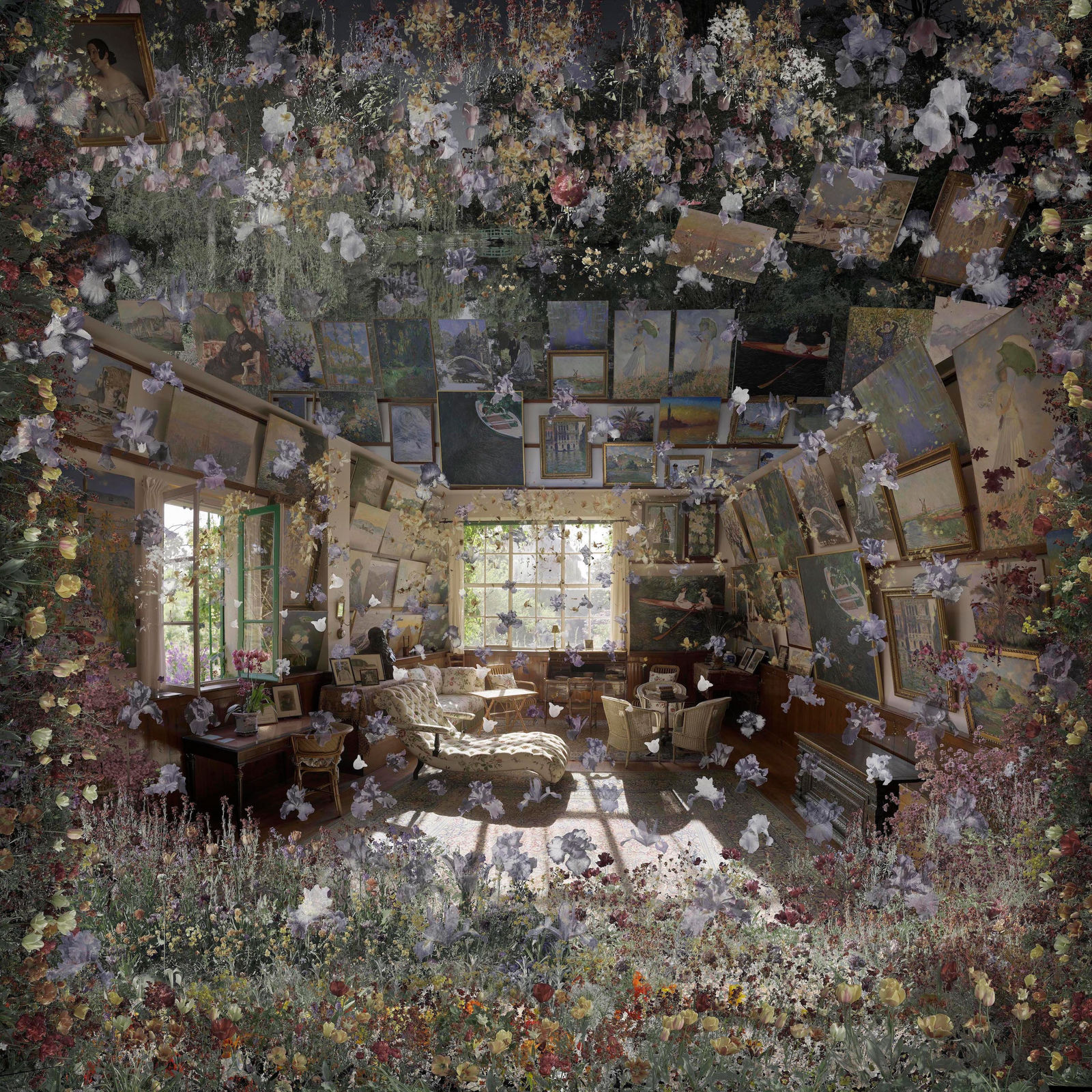 Jean-François Rauzier, Giverny, Atelier Monet, 2022