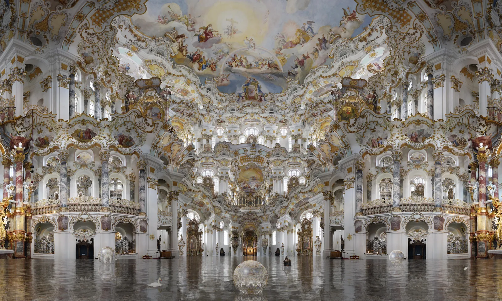 Jean-François Rauzier, The Pilgrimage Church of Wies, Bavaria