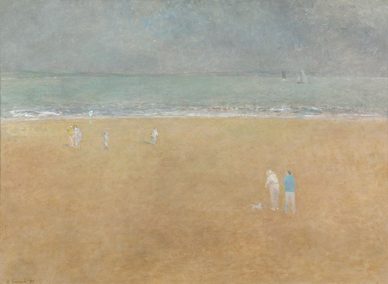 Richard Eurich, Boy with a kite, 1985