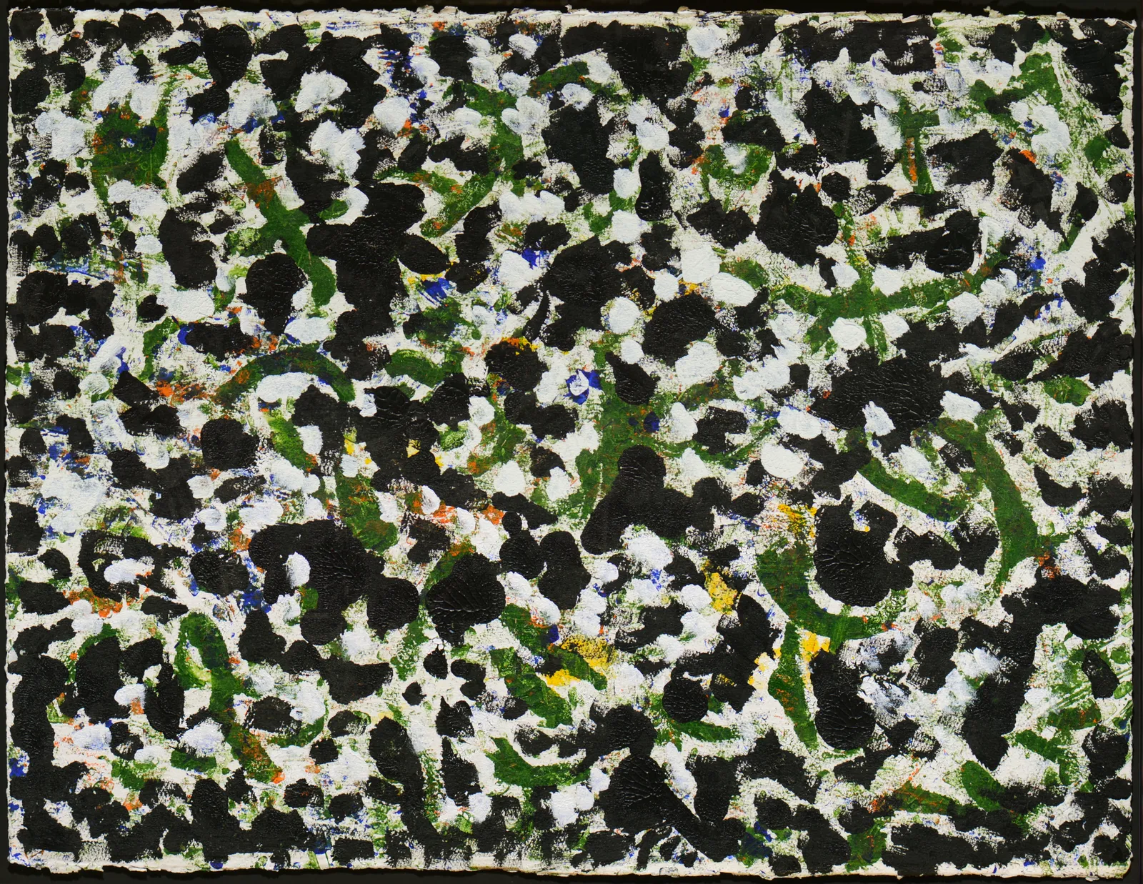 Richard Pousette-Dart, To Greet the Muse Green, 1980s