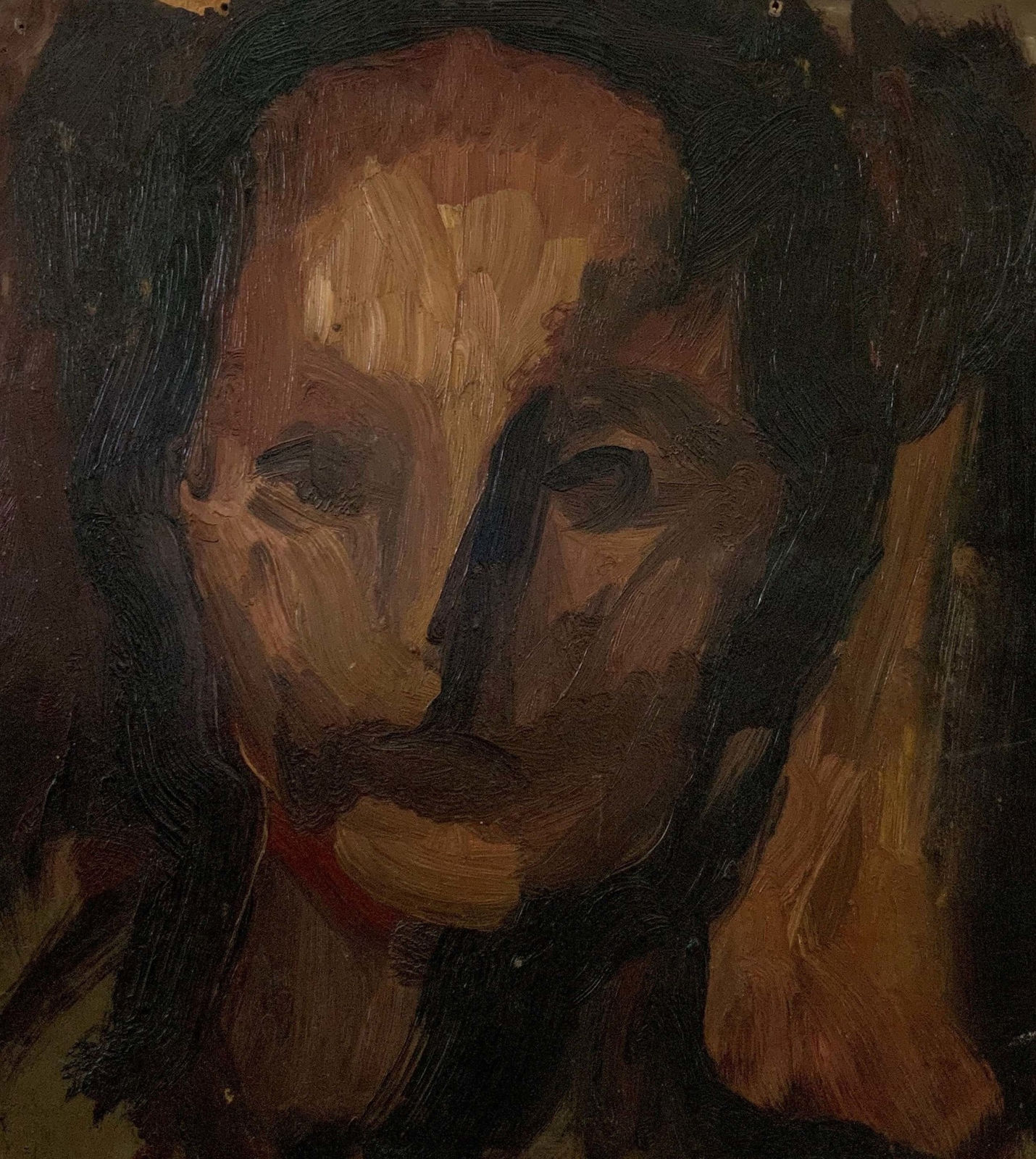 Edna Mann, Portrait head - believed to be David Bomberg, circa 1954